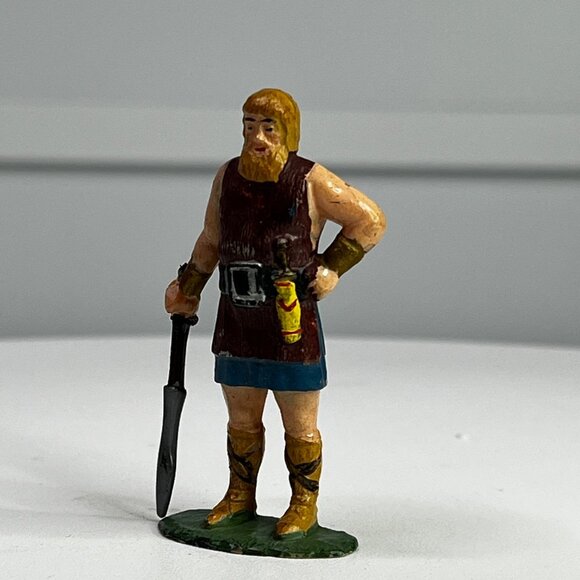 Vintage Marx Warriors Of The World Olaf Plastic Toy 1960s Hong Kong (Damaged) - Picture 4 of 9